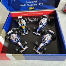 ONYX F1 Formula one 1996 Damon hill world champion 4 car set sonic sega car 1:43