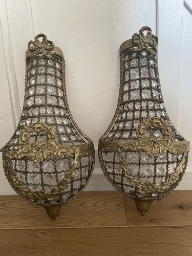 Pair large vintage french - pair,