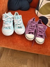 Converse 2 Pairs Trainers Size