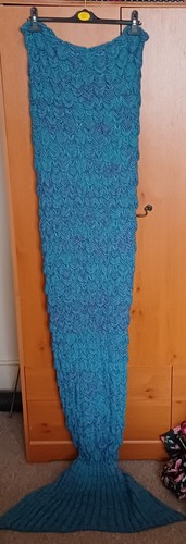 Blue and purple mermaid - and,