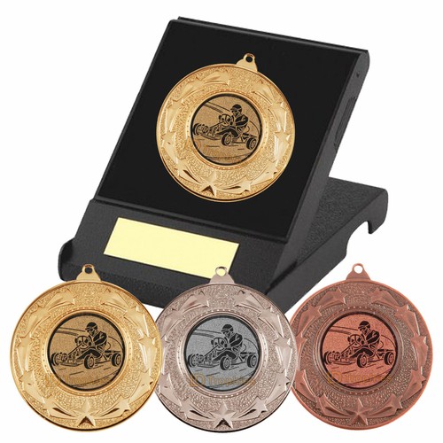 Karting medal box - go, in