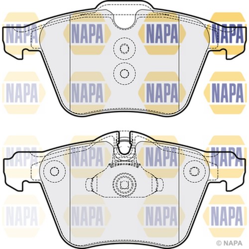 Brake pads set - pads, for