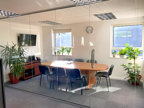 Glass partitions supply only - glass,
