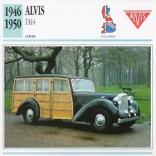 1946-1950 ALVIS TA14 Classic Car Photograph / Information Maxi Card
