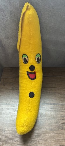 Large yellow banana - yellow, face