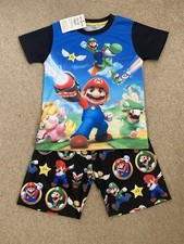 BNWT Super Mario Short Pyjamas