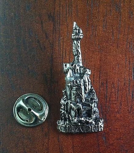 Vintage metal citadel - metal, tower