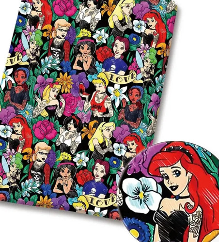 Polycotton fabric disney - polycotton,