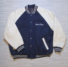 Vintage Looney Tunes Varsity Jacket Mens Large Wool Leather Warner Bros 1995