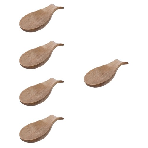 Stylish grey wooden - spoon, rest
