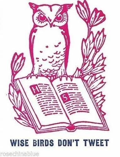 Funny owl card wise - owl,