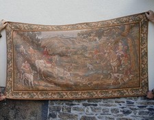 Vintage Goblins Tapestry Hunting Medieval Wall 206x115cm Castle Manor
