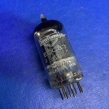 Mullard ECC83 Valve Tube Halo Getter Valve Tube - Tested And Working