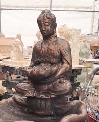 Sitting buddha lotus flower - buddha,