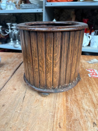 Wooden plant pot - wooden,