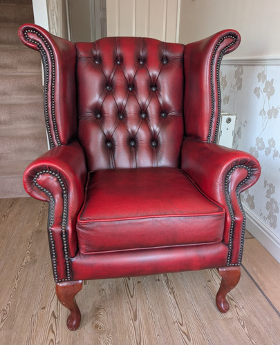 John fleming armchair - john, oxblood