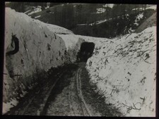 Glass Magic Lantern Slide MINE