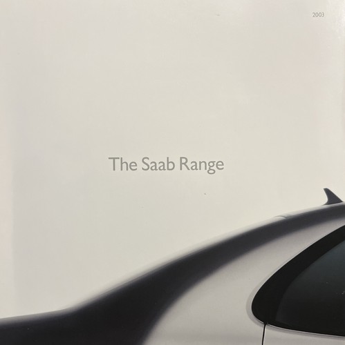 Saab range brochure - range, 2002/