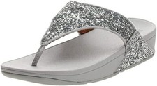 FITFLOP SIZE 9 43 LULU SILVER