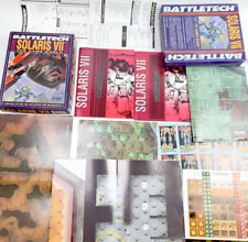 1993 BattleTech Solaris VII RPG Board Game FASA Complete and Unused