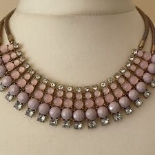 M&S necklace pink and gold bib