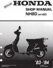 Honda NH80 Aero 80 Service