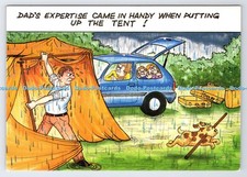 D338525 Dad s Expertise Came in Handy When Putting Up the Tent. E. T. W. Dennis.