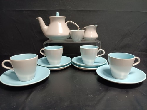Poole pottery tea set teapot - tea,