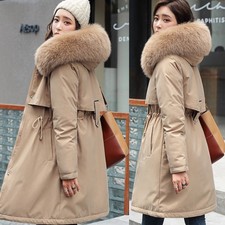 Womens Ladies Long Winter Coat