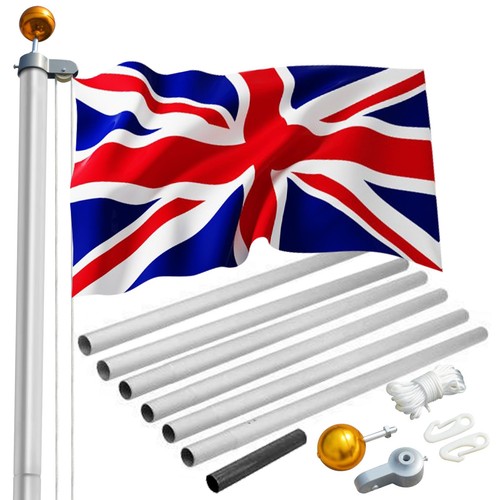20ft flagpole aluminum alloy - aluminum,