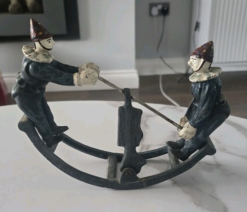 Vintage cast iron - circus, clown