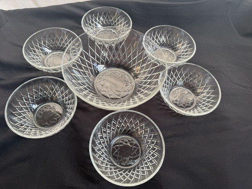 Vintage french diamant pattern - vintage,