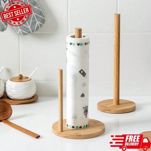 Wooden roll paper - wooden, holder
