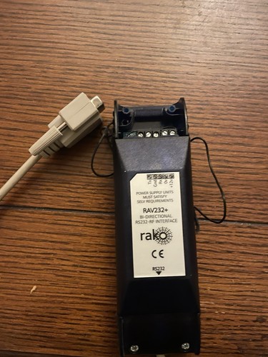 Rako rav232 rs232 - rs232-rf, interface