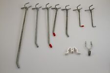 Peg board / Slat wall hook single and double 4" 6" 8" 9" job lots