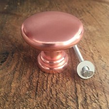 Brushed Copper Round Handles
