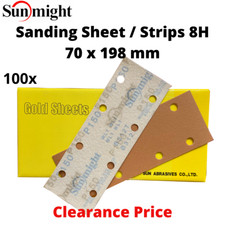 GOLD SHEETS SAND PAPER STRIPS
