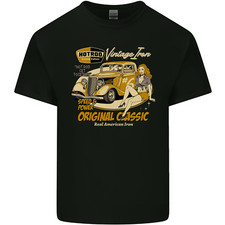 Hot Rod Vintage Iron Original Classic Mens Light Cotton T-Shirt