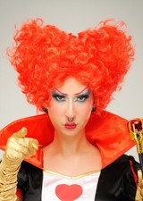 Womens Queen of Hearts Curly
