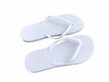 20-100 White Flip Flops for