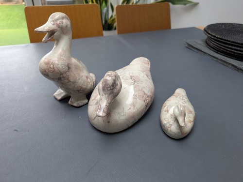 Set ceramic ducks - set, of