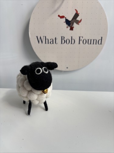 Felted wool sheep - sheep, decoration