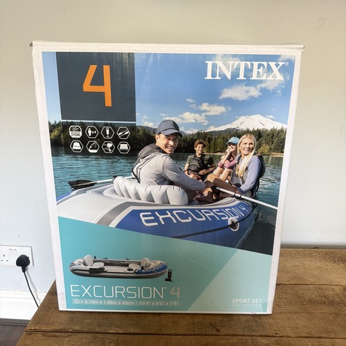 Intex inflatable boat canoe - inflatable,