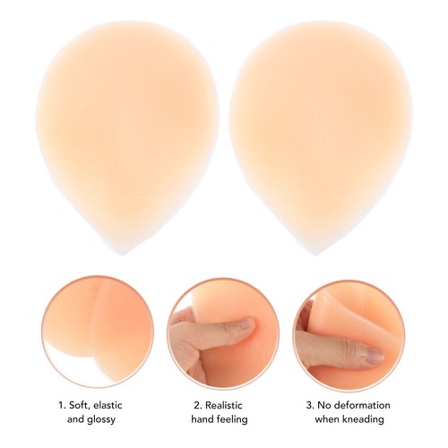 Pair silicone hip pads - silicone,