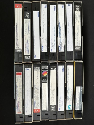Used recordable vhs tapes - recordable,
