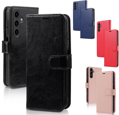 Flip leather phone case - leather, for