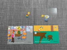 THE SIMPSONS "ANNIVERSARY CELEBRATION"  Complete 4 Card DIORAMA-RAMA Chase Set