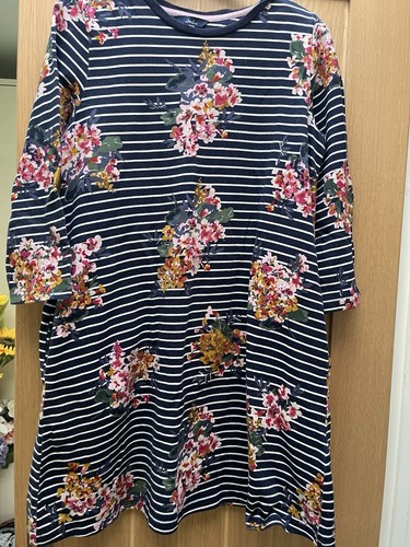 Joules navy stripped dress - joules,