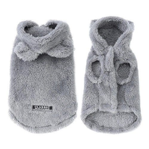 Soft fleece pet dog hoodie - pet,