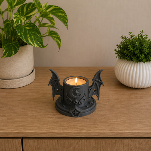 Gothic bat wing tealight - gothic,